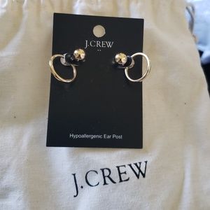 Gold colored earrings